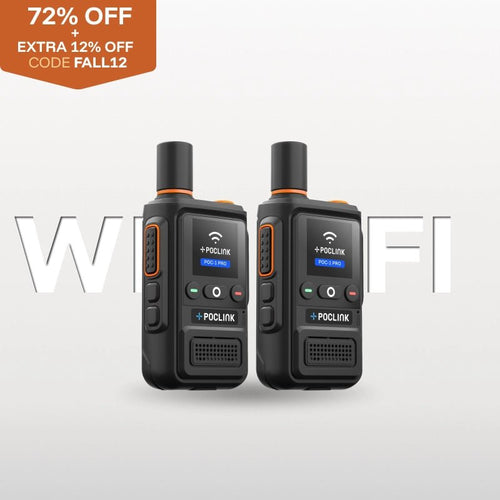 POC-1 Pro 4G + Wi-Fi Global Walkie Talkie - Poclink Radios